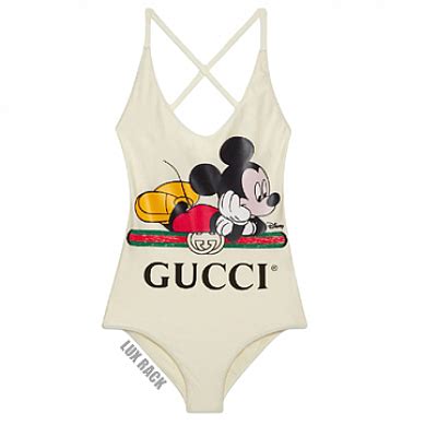 gucci mickey swimsuit|Gucci bikini dupe.